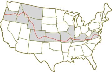 TransAmerican Map
